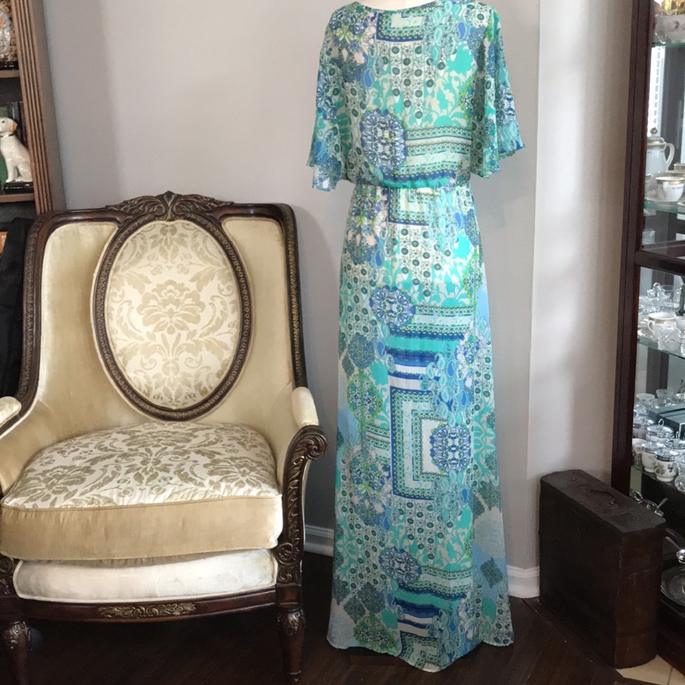 ๐ฅณHP! NWT~ ELAN SHEER MAXI DRESS/SWIM COVERUP - Picture 5 of 12